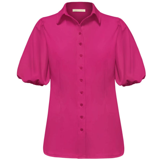 Triple Nine - Travel Blouse Janice Fuchsia - 5909 - Peet kleding