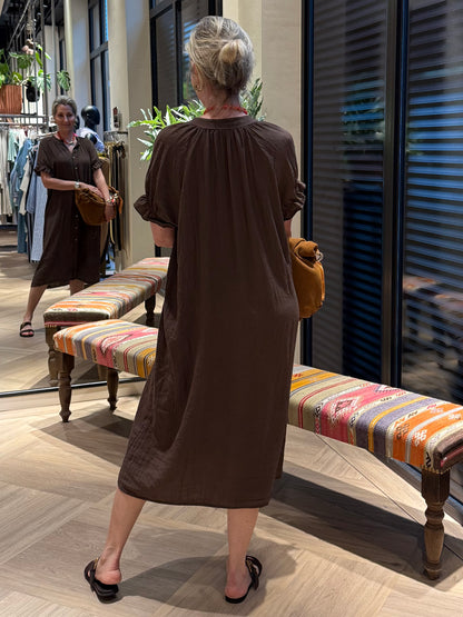 Jurk Amber Bruin - Peet kleding