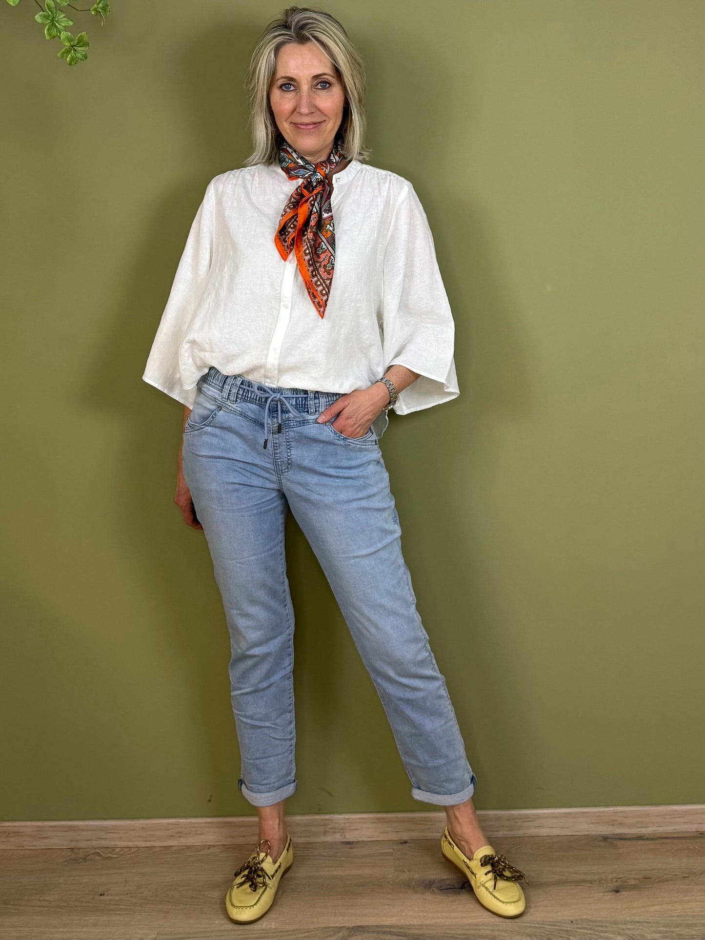 Red Button Broek Tessy Jog Bleach - Peet kleding