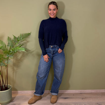 Azzurro Top Bella Blauw - Peet kleding