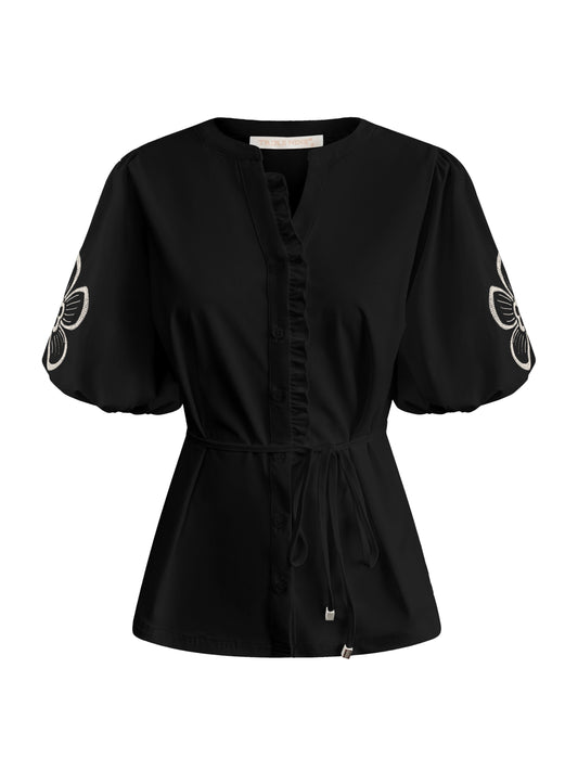 Triple Nine Travel Blouse Yana Zwart - 5943 - Peet kleding