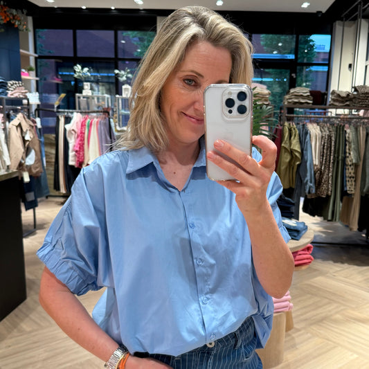 Azzurro Blouse Shirley Lichtblauw