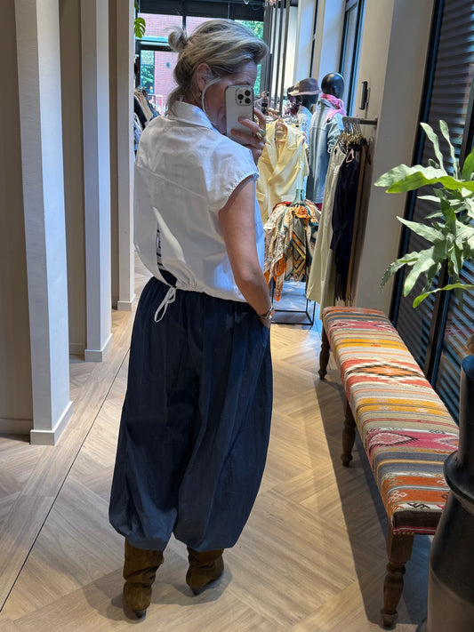 Broek Parachute Marine Blauw - Peet kleding