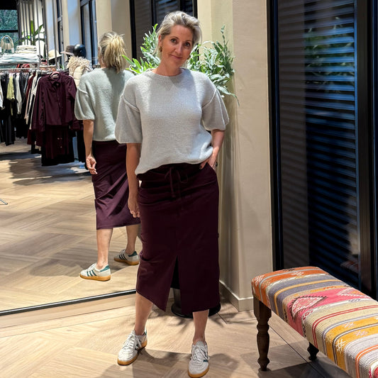 Triple Nine - Top Mary Alpaca Grijs - Peet kleding