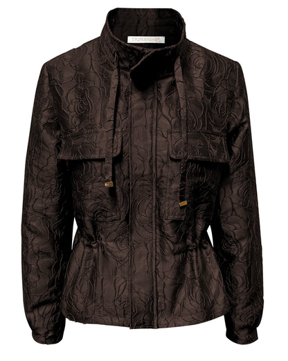 Triple Nine - Jaquard Jas Vie Donkerbruin - 92419