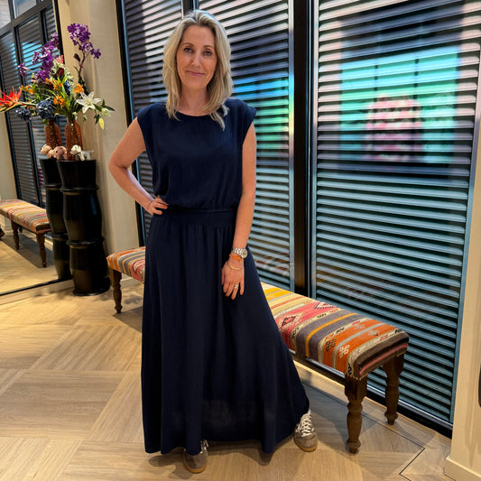 Set Rok Top Silvia Navy - Peet kleding