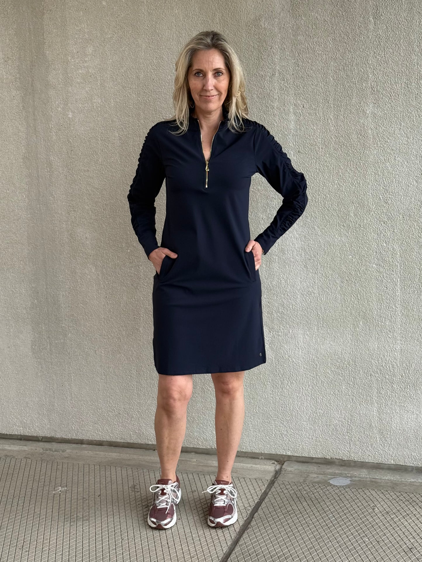 Triple Nine - Travel Jurk Mares Navy - 51815 - Peet kleding