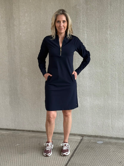 Triple Nine - Travel Jurk Mares Navy - 51815 - Peet kleding