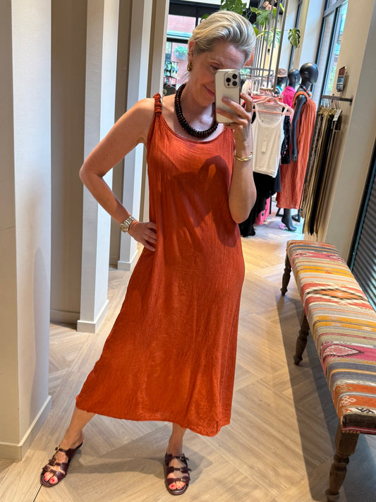 Jurk Alinda Brique - Peet kleding