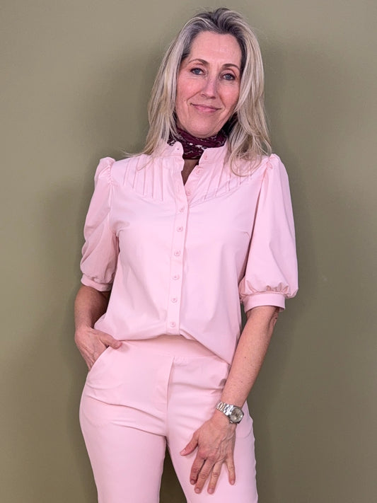Triple Nine - Travel Blouse Emilie Poederroze - 5934 - Peet kleding