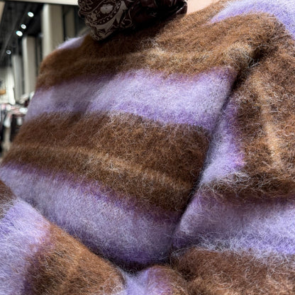 Azzurro Trui Stripes Lila - Peet kleding