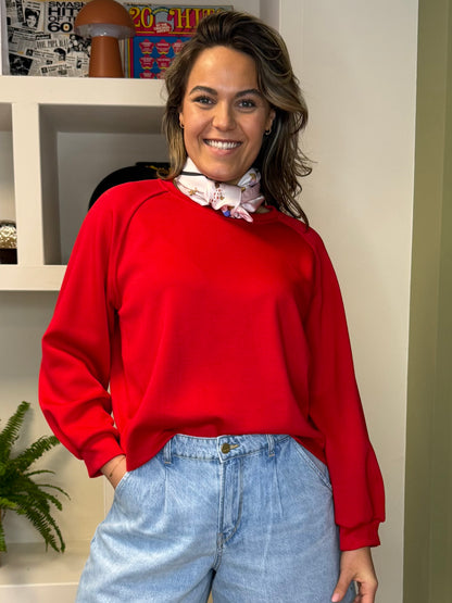 Azzurro Sweater Emma Rood - Peet kleding