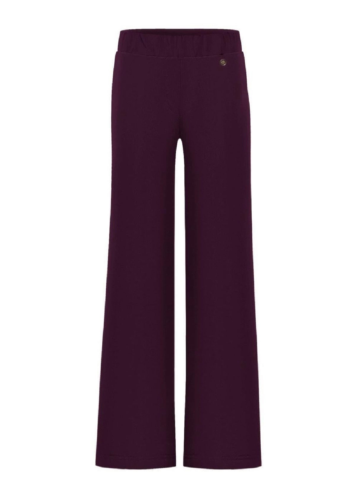 Triple Nine - Travel Broek Mirte Aubergine - 2701 - Peet kleding