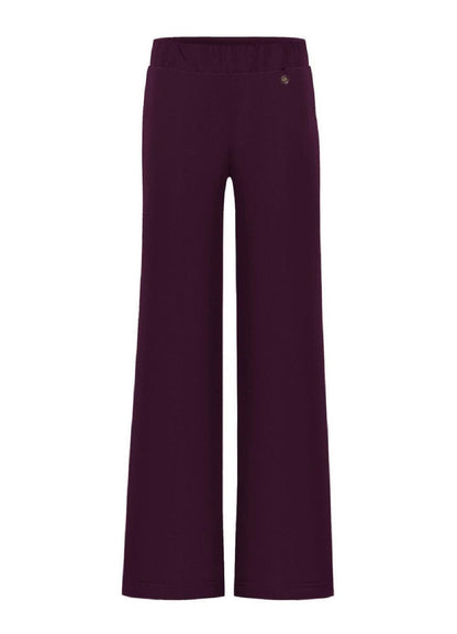 Triple Nine - Travel Broek Mirte Aubergine - 2701 - Peet kleding