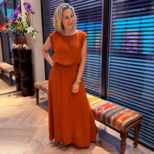 Set Rok Top Silvia Roest - Peet kleding