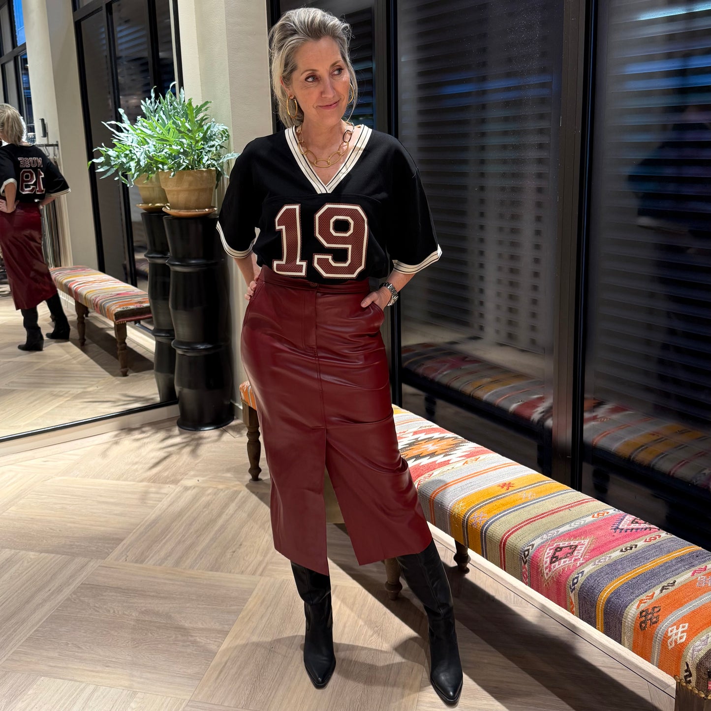 Azzurro Rok Carry Rood - Peet kleding