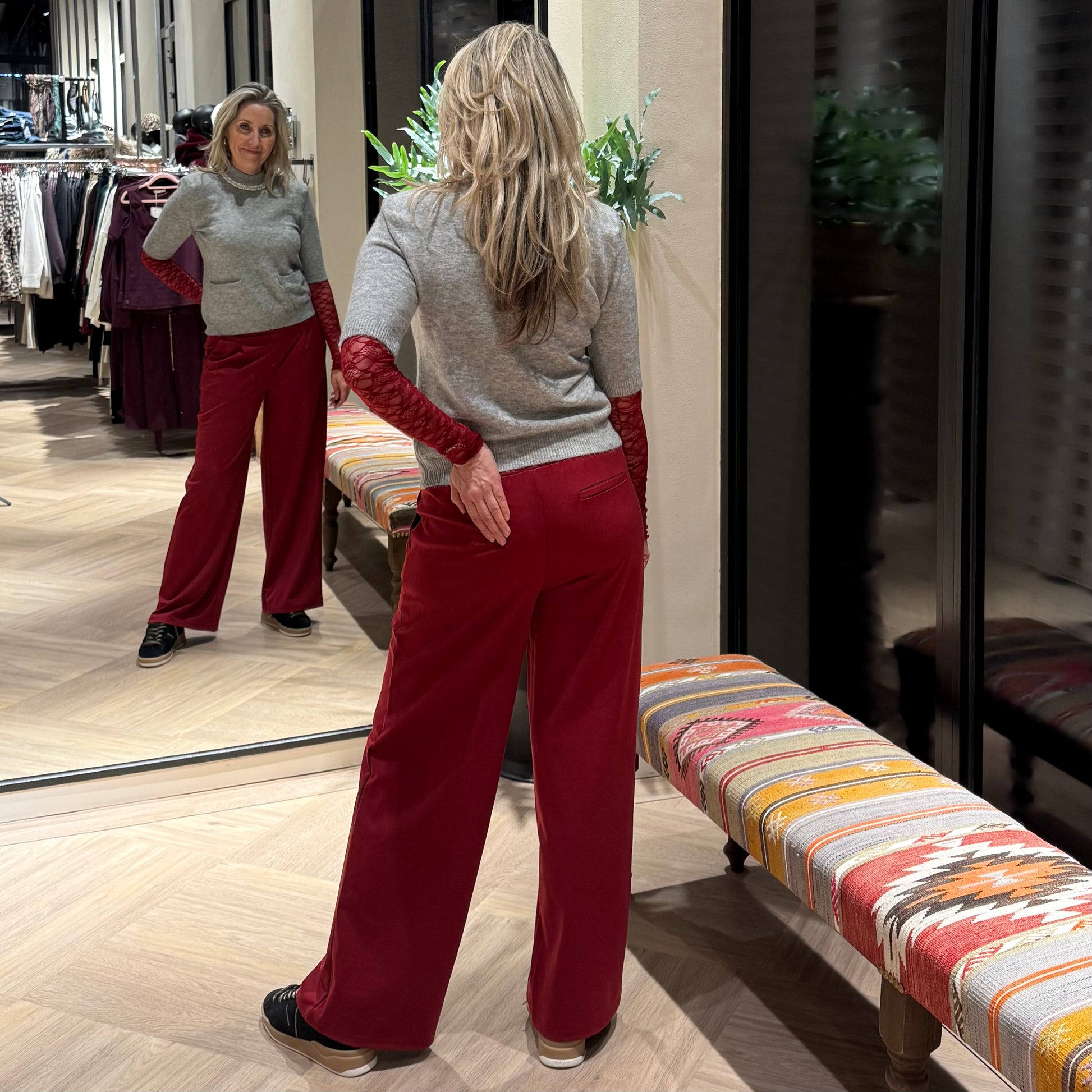 Ichi Broek Kate Rood - Peet kleding
