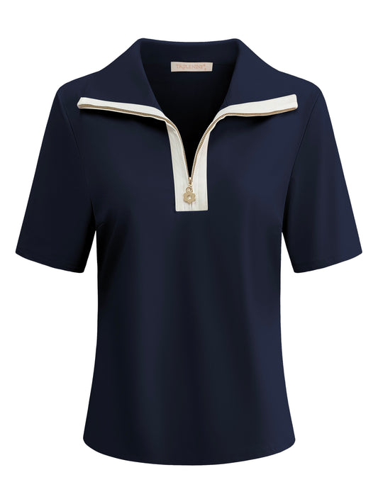 Triple Nine Travel Top Monica Navy - 6945 - Peet kleding