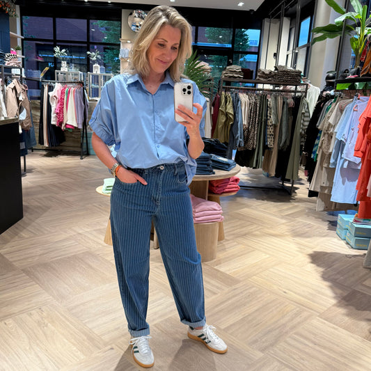 Azzurro Blouse Shirley Lichtblauw