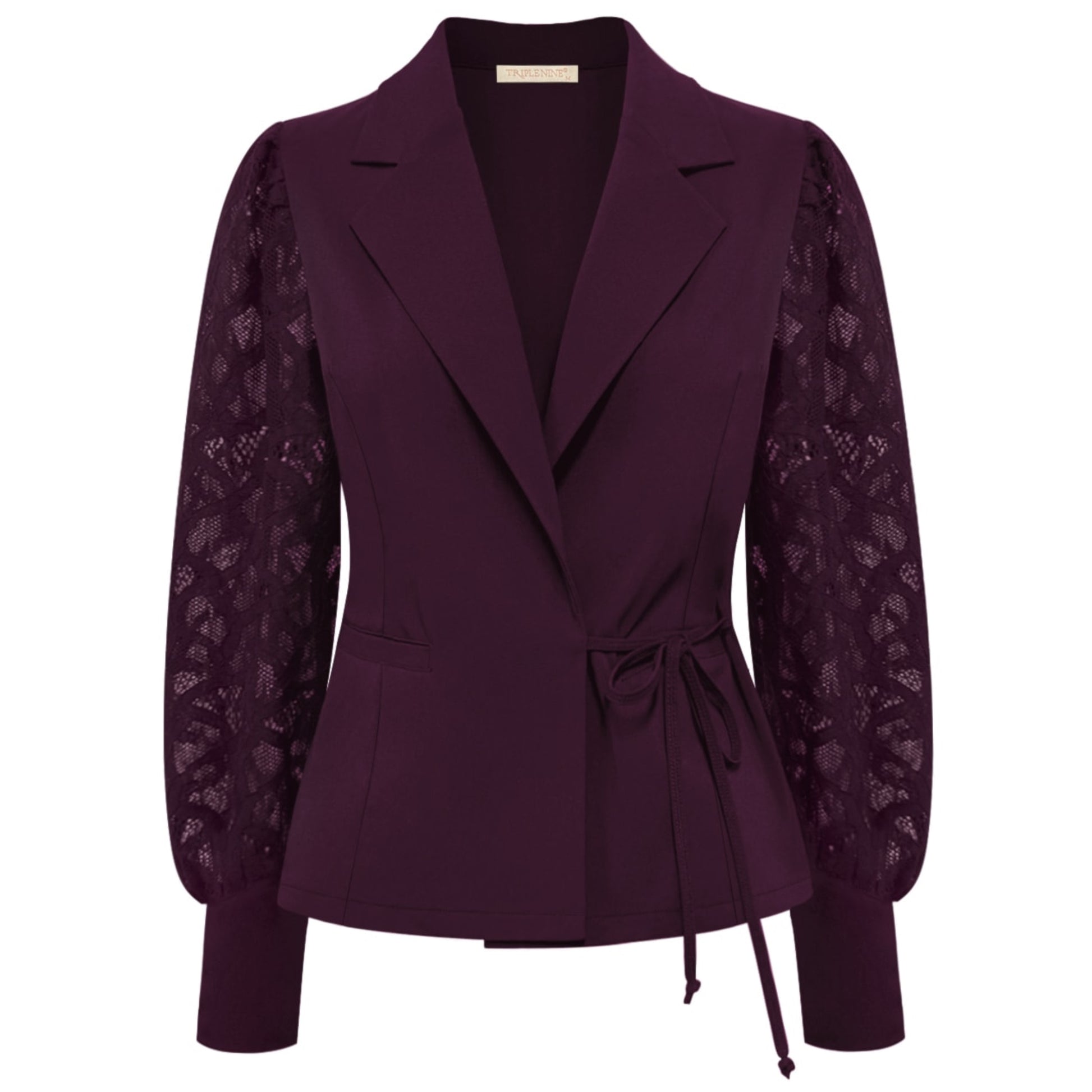Triple Nine - Travel Blazer Jessica Aubergine - 3906 - Peet kleding