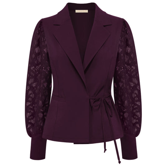 Triple Nine - Travel Blazer Jessica Aubergine - 3906 - Peet kleding
