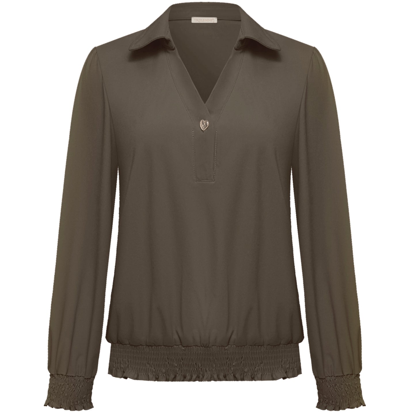 Triple Nine - Travel Top Sam Taupe - 6904 - Peet kleding