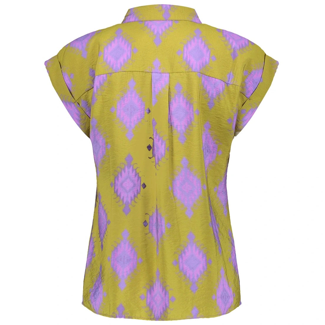 Geisha Blouse Groen Paars - Peet kleding