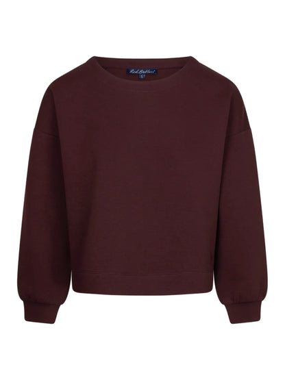 Red Button Skyler Top Scuba Burgundy - Peet kleding