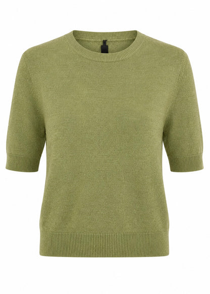 Top Basic Jip Olijf - Peet kleding