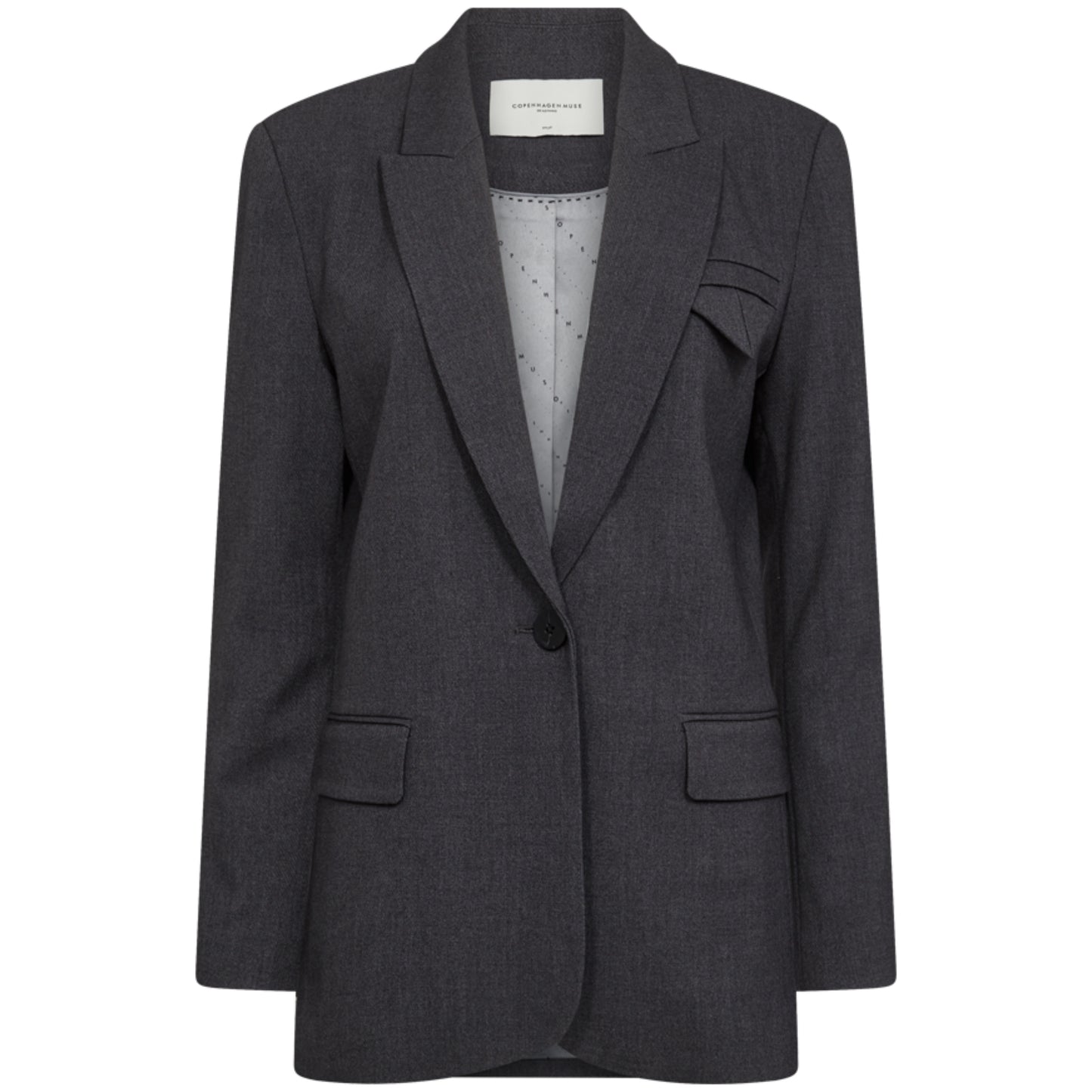 Copenhage Muse Tailor Blazer Grijs - Peet kleding