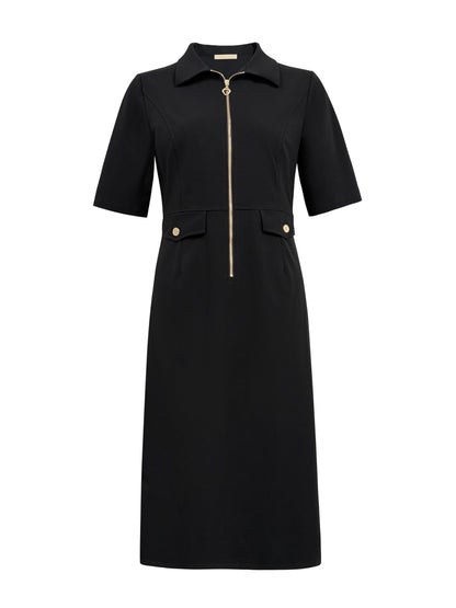 Triple Nine - Travel Jurk Celin Zwart - 51808 - Peet kleding