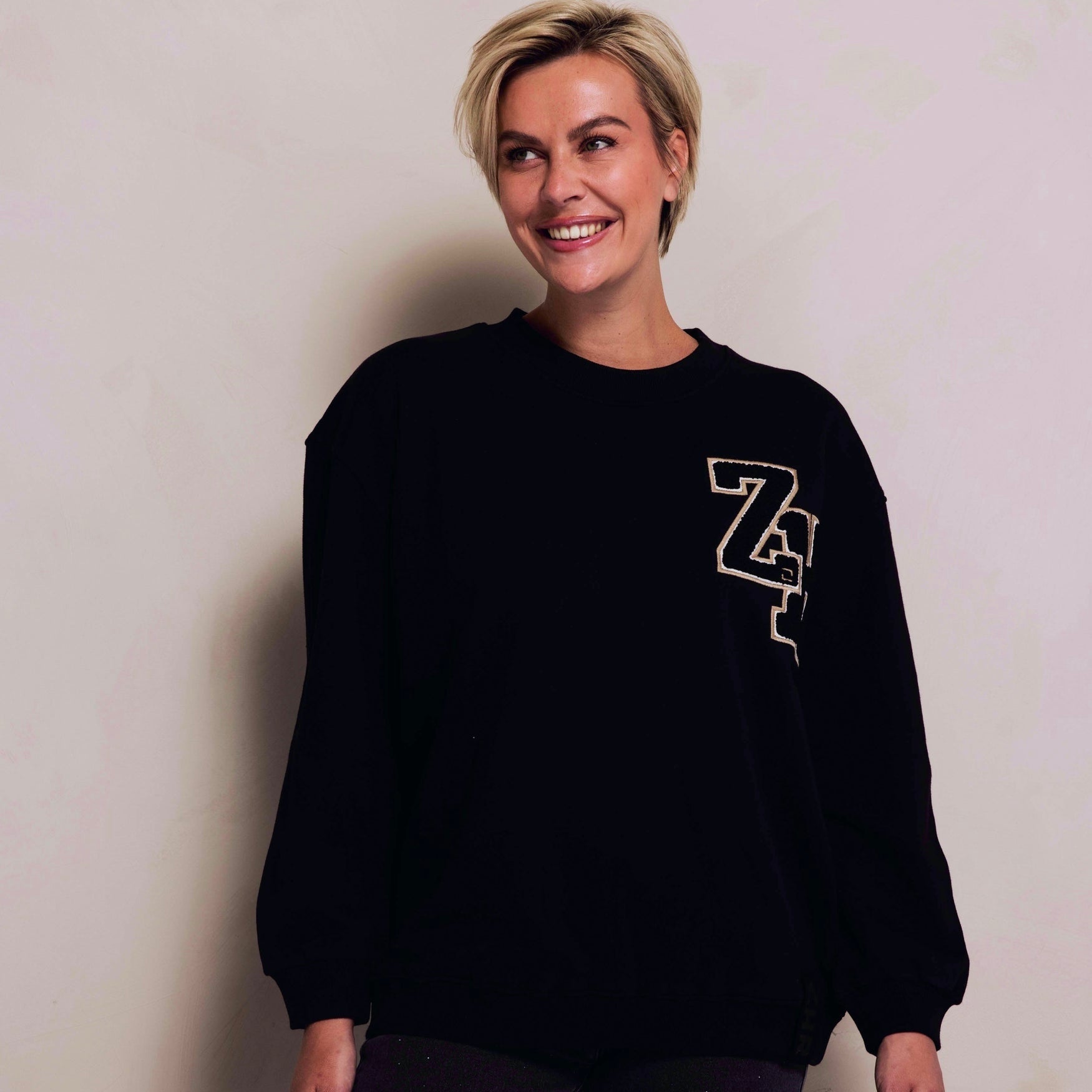 Zhrill Sweater Marlen Zwart - Peet kleding