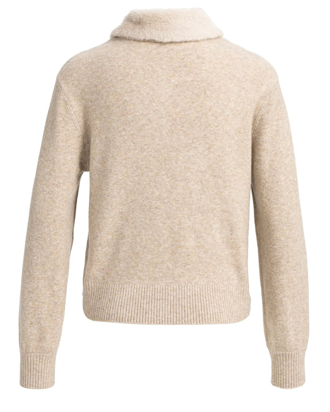 Yaya Vest Light Beige Melange - Peet kleding