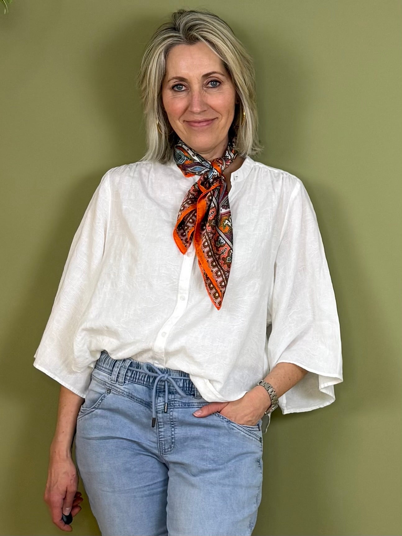 Zhrill Blouse Steph Offwhite - Peet kleding