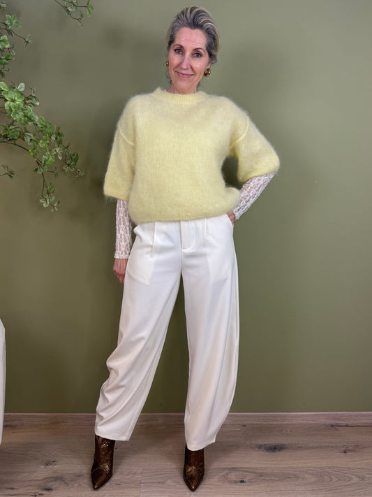 Mohair Trui Pip Geel - Peet kleding