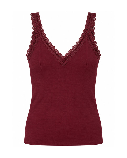 Topje Caprice Bordeaux - Peet kleding