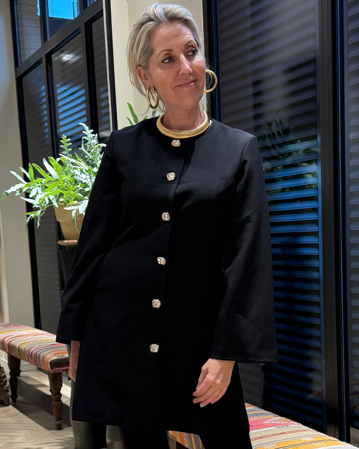 Jurk Viv Zwart - Peet kleding