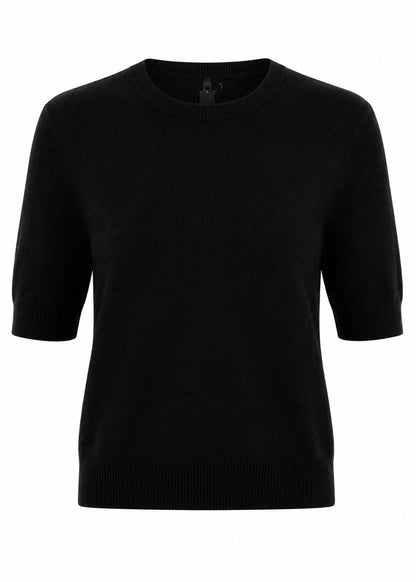 Top Basic Jip Zwart - Peet kleding
