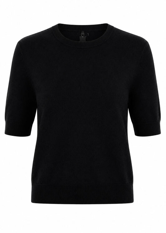 Top Basic Jip Zwart - Peet kleding