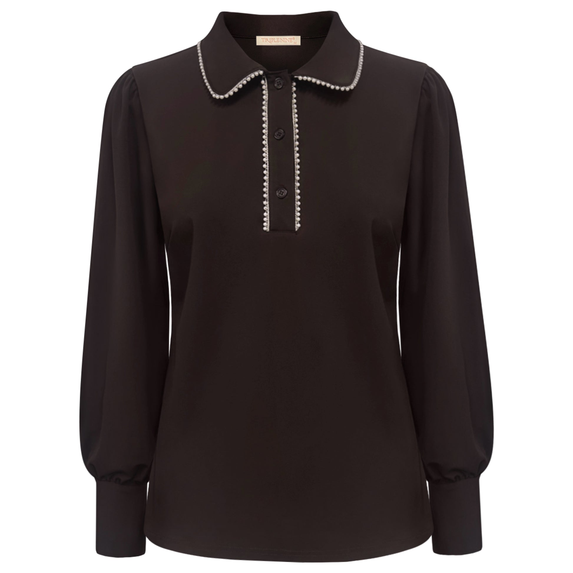 Triple Nine - Travel Top Charme Donkerbruin - 6926 - Peet kleding
