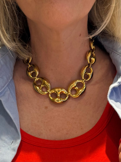 Ketting Bean Chain Goud - Peet kleding