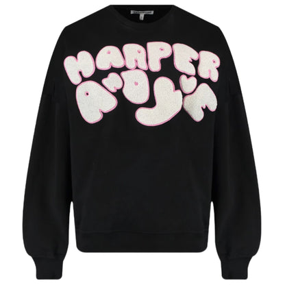 Harper & Yve Sweater Flore Zwart - Peet kleding