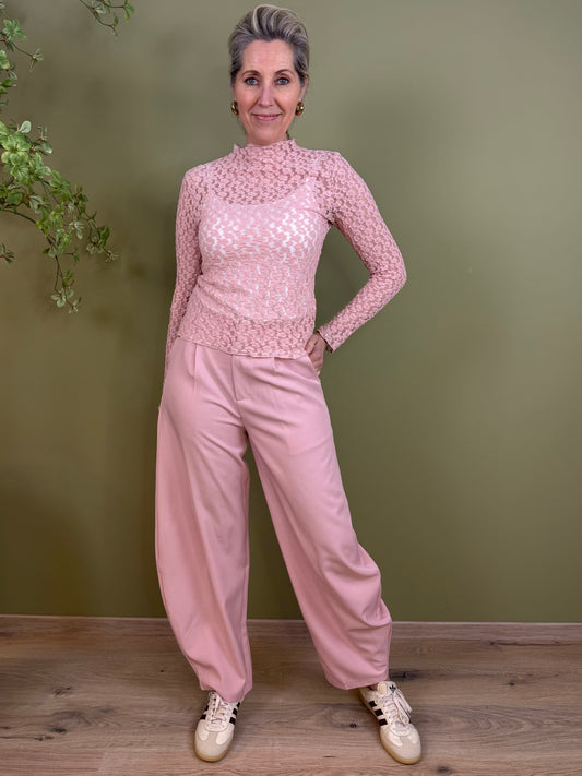 Top Ambika Kant Poederroze - Peet kleding