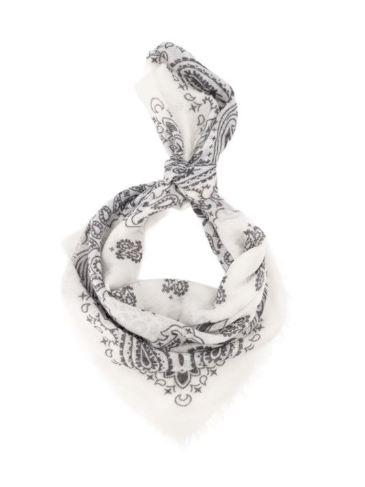 Sjaal Flower Zwart Wit - Peet kleding