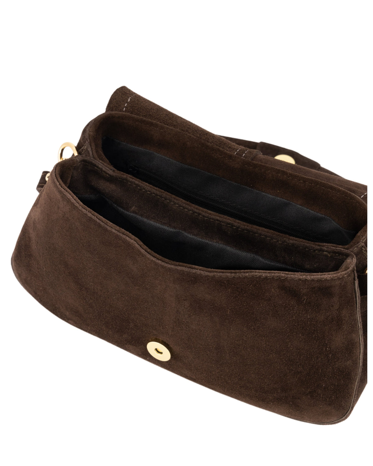 Tas Catania Suede Donkerbruin