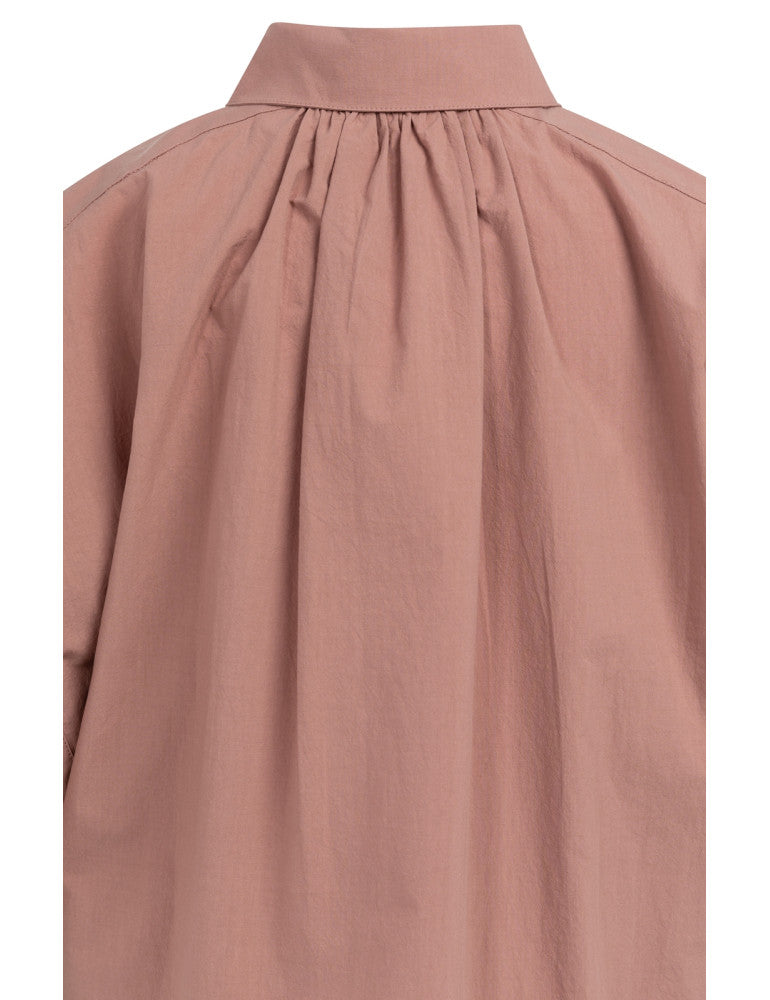 Yaya Blouse Wijde Mouw Burlwood Pink - Peet kleding
