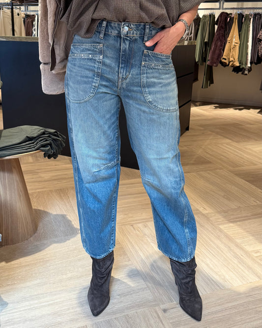 Le Temps Des Cerises Madie Club Medium Blue - Peet kleding