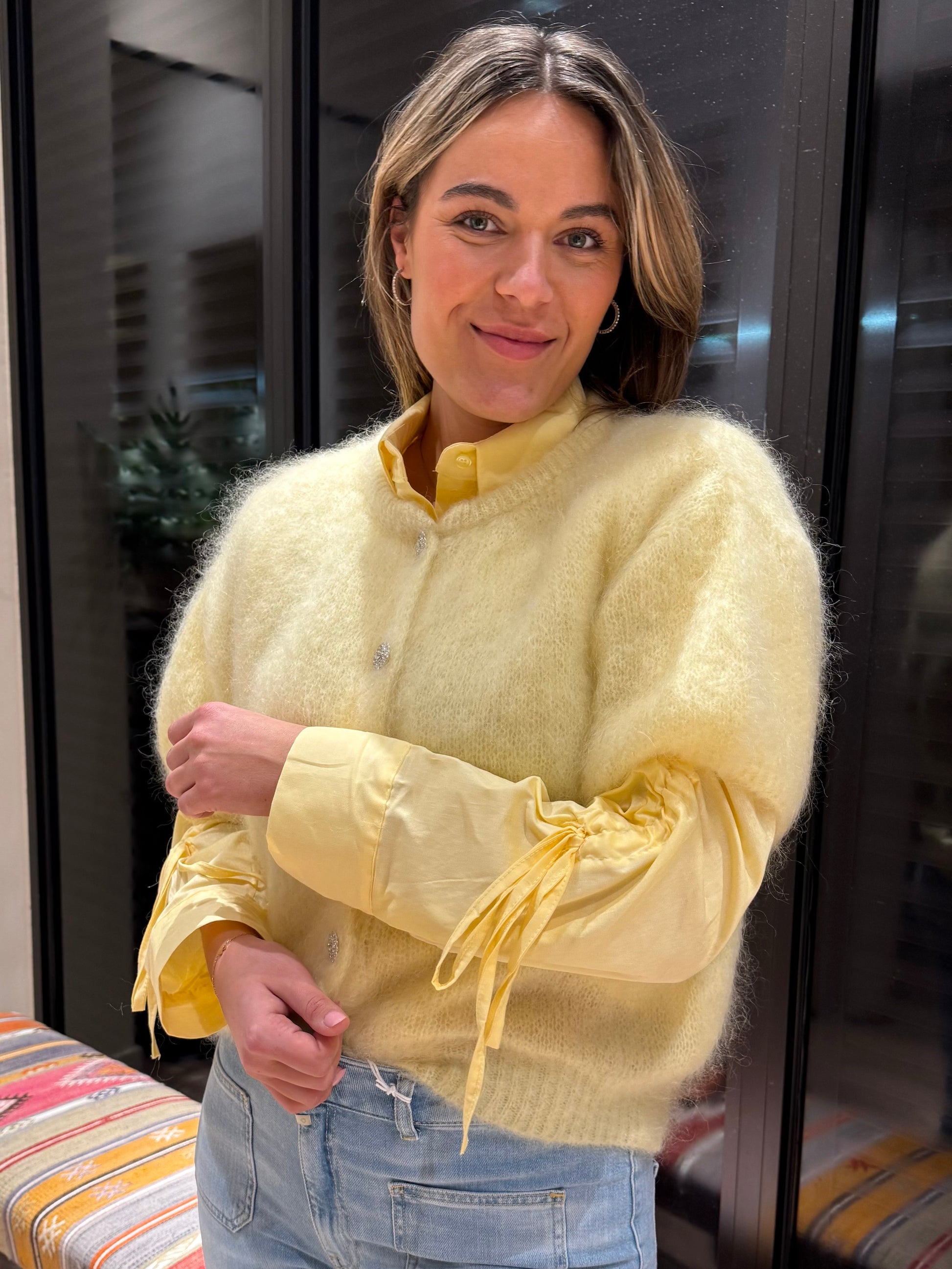 Blouse Poppy Geel - Peet kleding