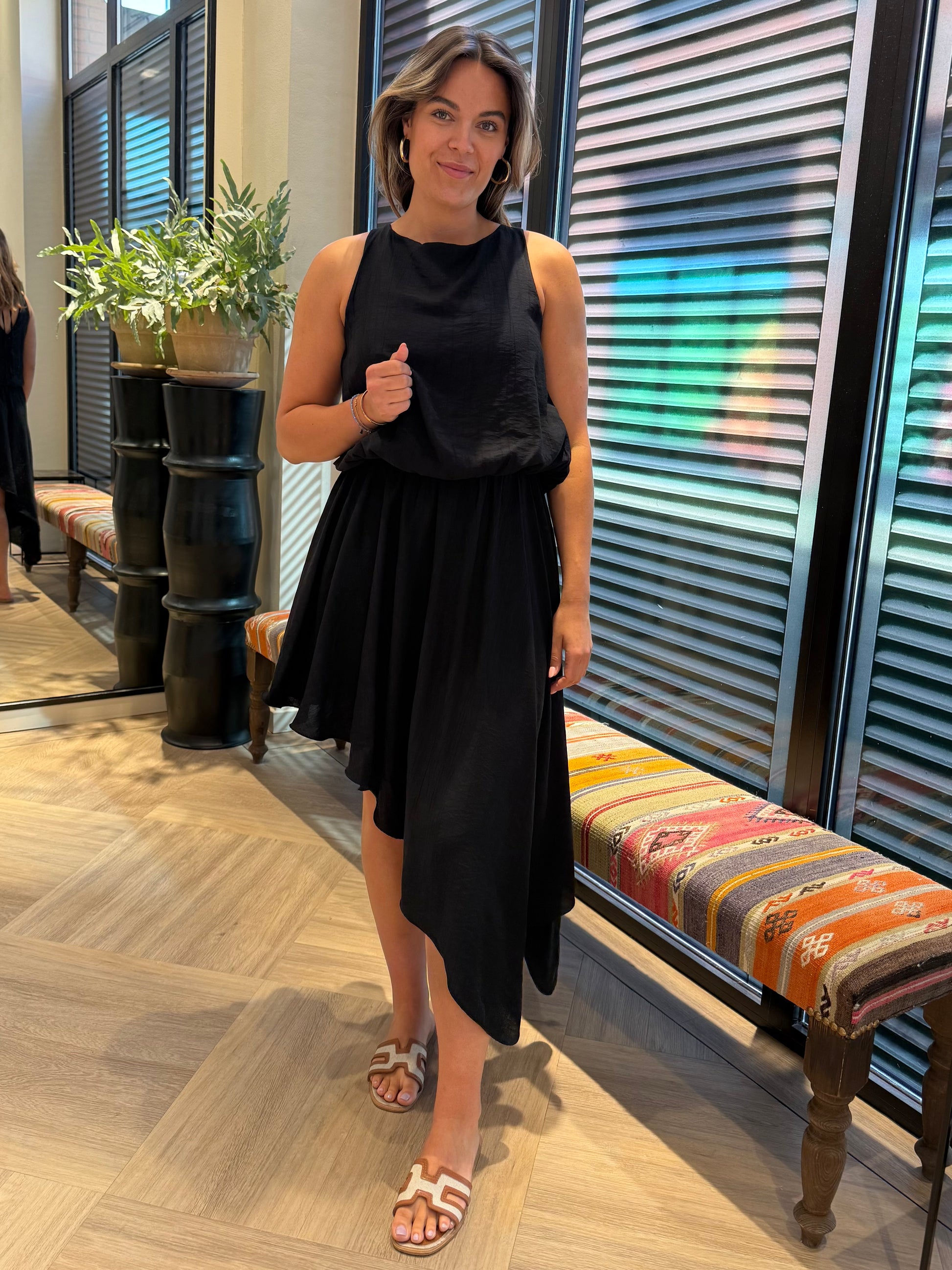 Jurk Lotte Zwart - Peet kleding