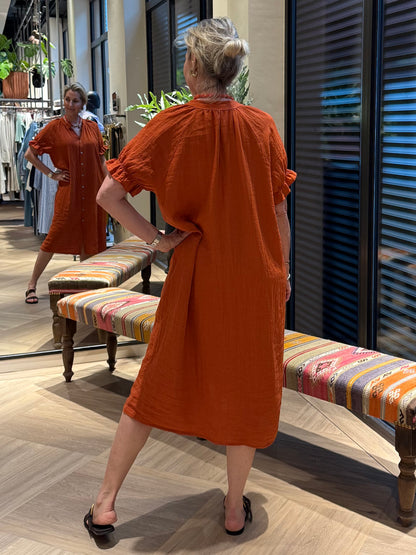 Jurk Amber Brique - Peet kleding